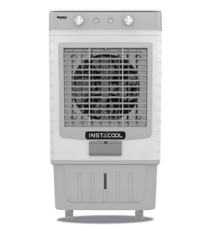 Dyanora 75 L Desert Air Cooler with InstaCool Technology and Toughened Glass Top (Blue-White, DY-CL75-01-BU)
