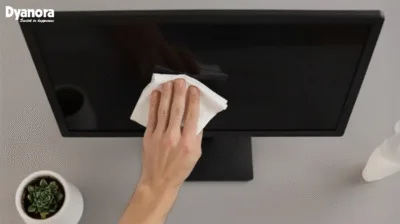 How to fix white spots on monitor