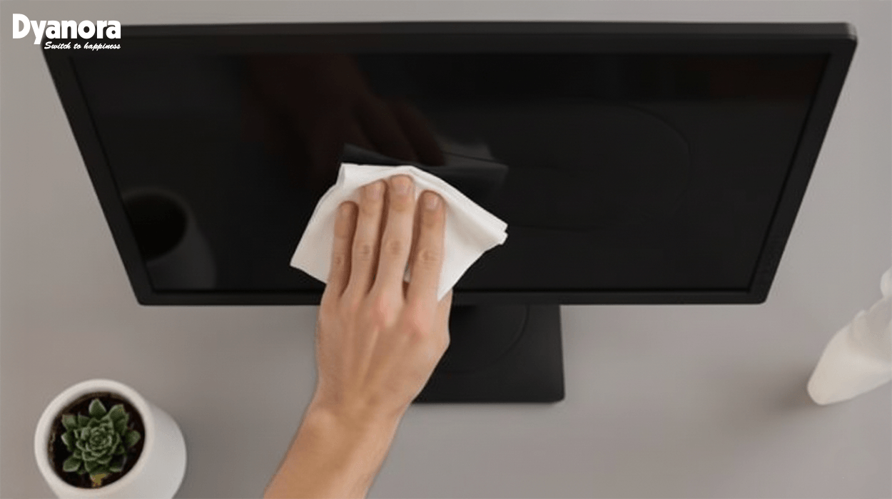 How to fix white spots on monitor